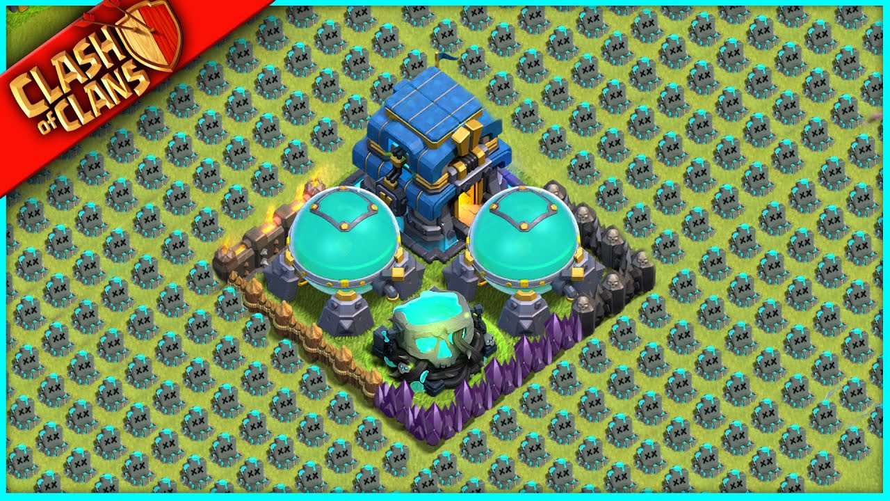 WE'RE ABOUT TO MAX... THE WORST BASE IN CLASH OF CLANS.