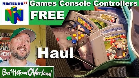 N64 FREE Haul! 13 Games 4 Controllers + Console