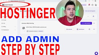 ✅  How To Add Admin User To Hostinger Website Builder 🔴