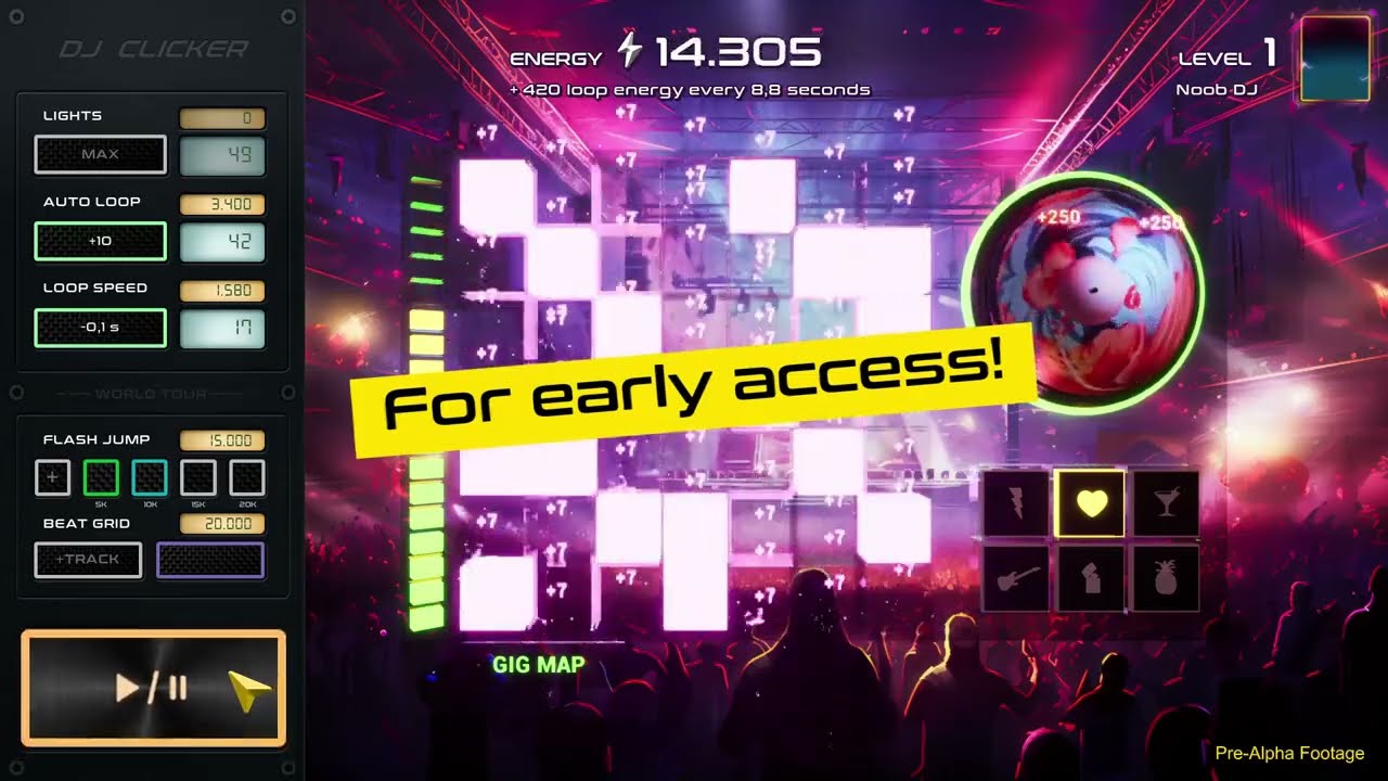 DJ Clicker - World Tour, early access trailer