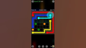 Flow Free | Bonus Pack | Medium Level 30 (8×8)