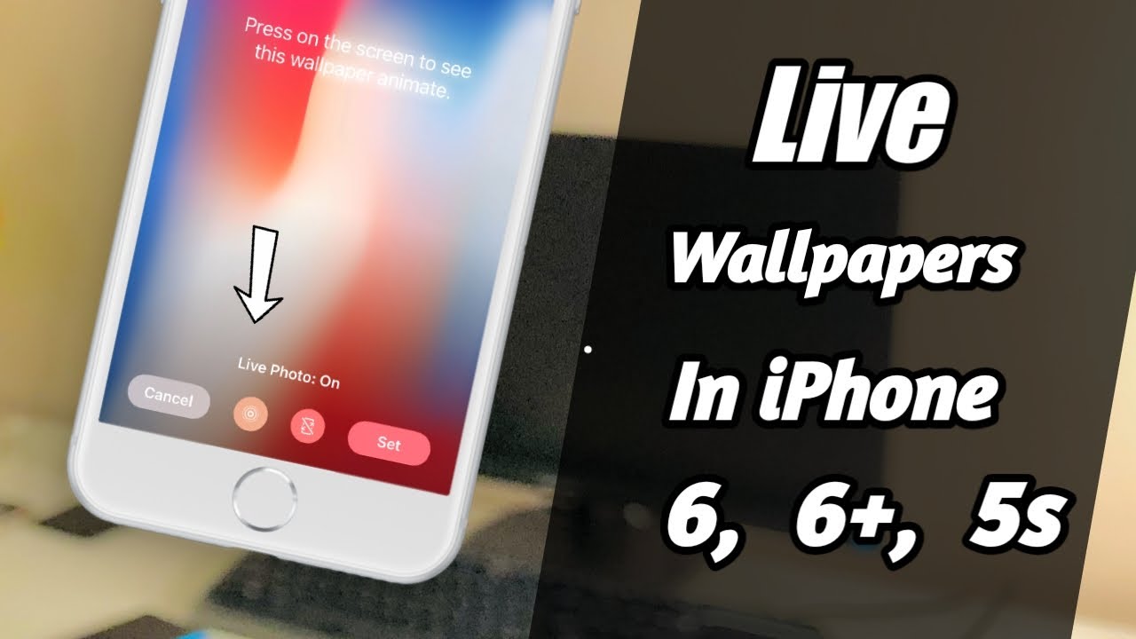 How to Set Live Wallpaper in iPhone 6, 6+, 5s YouTube