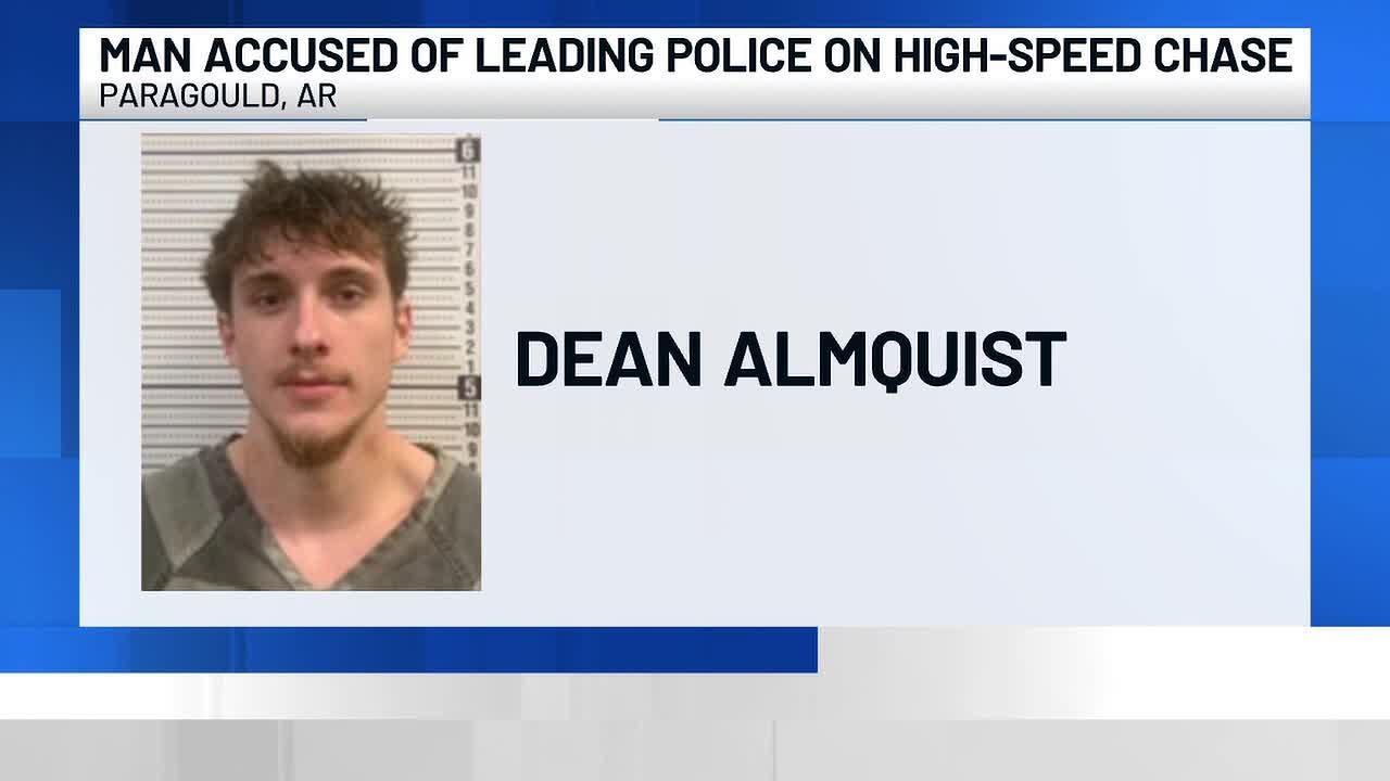 Man arrested after leading police on high speed chase - YouTube