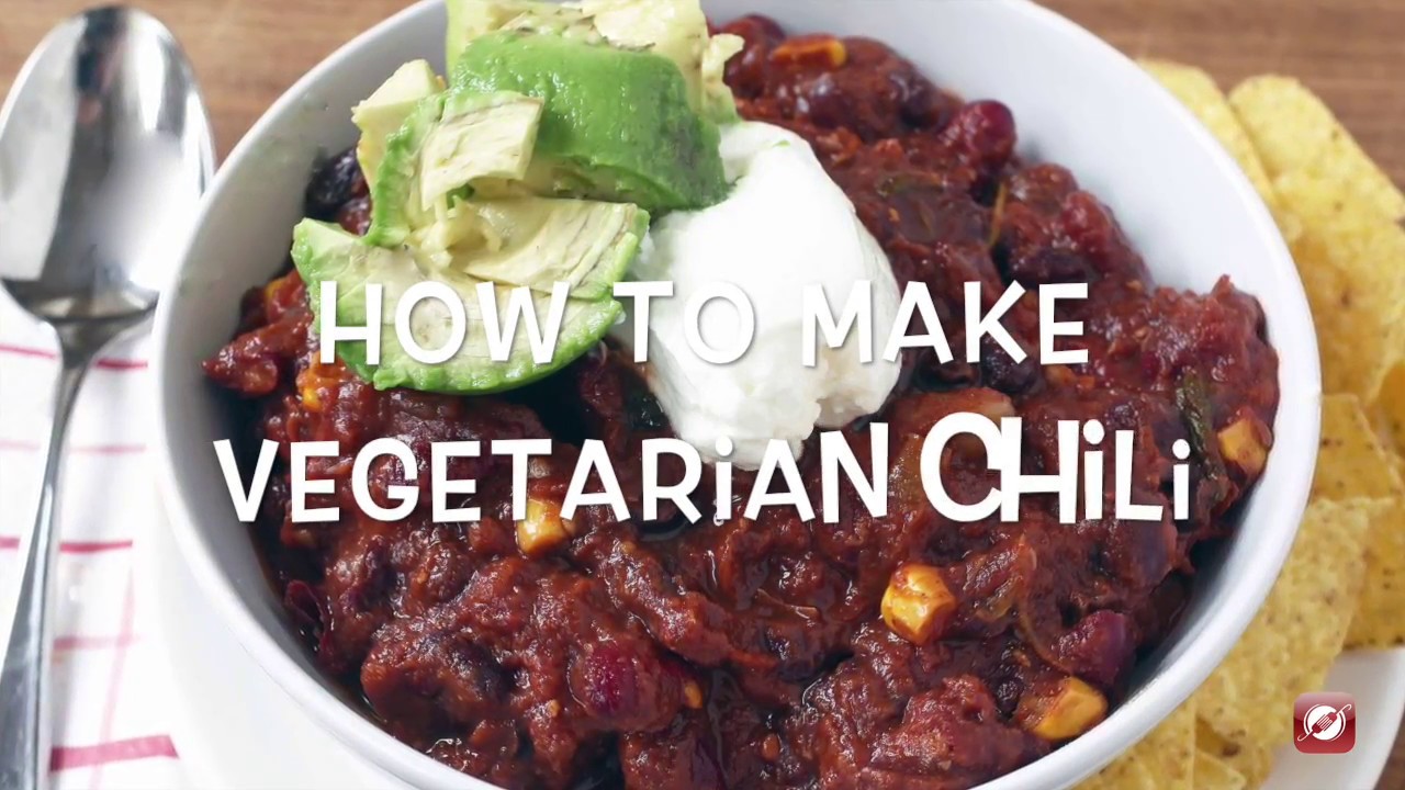 How To Make Vegetarian Chili YouTube