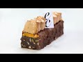 Brownie de Almendra con Caramelo Blando y Chocolate / Almond Brownie with Soft Caramel and Chocolate