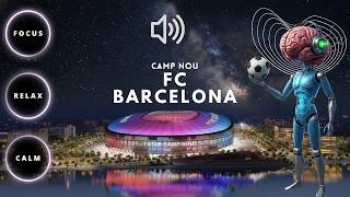 WORK RELAX FOCUS SLEEP WITH FC BARCELONA CAMP NOU PINK NOISE screenshot 5