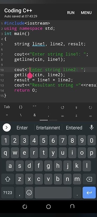 C++ Programming: To Concatenate Two Strings - Updated 2021 - YouTube