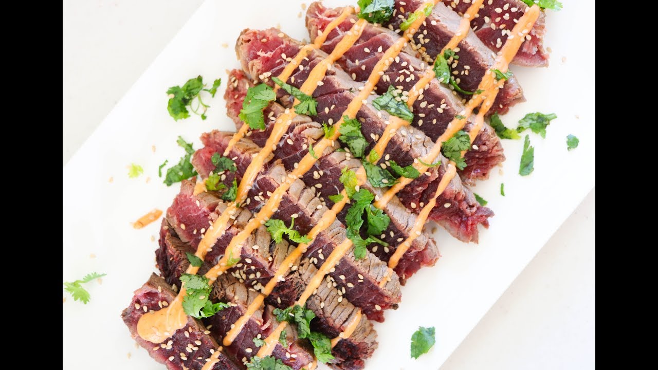 RECIPE Marinated Seared Bluefin Tuna YouTube