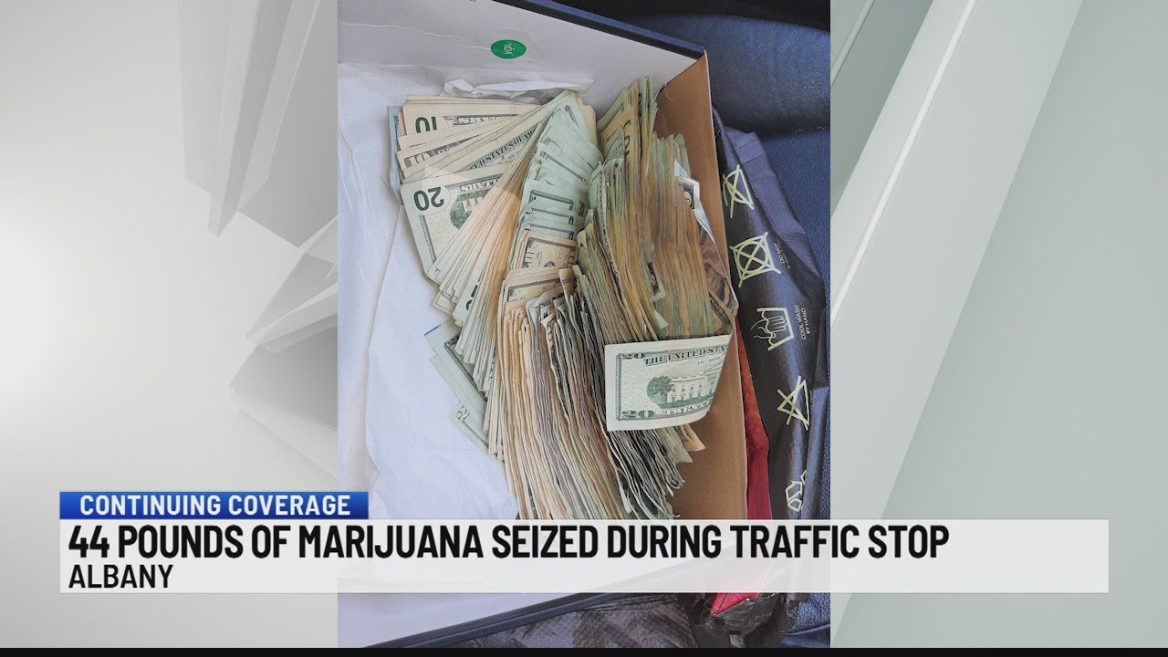 44 pounds of marijuana seized during traffic stop - YouTube