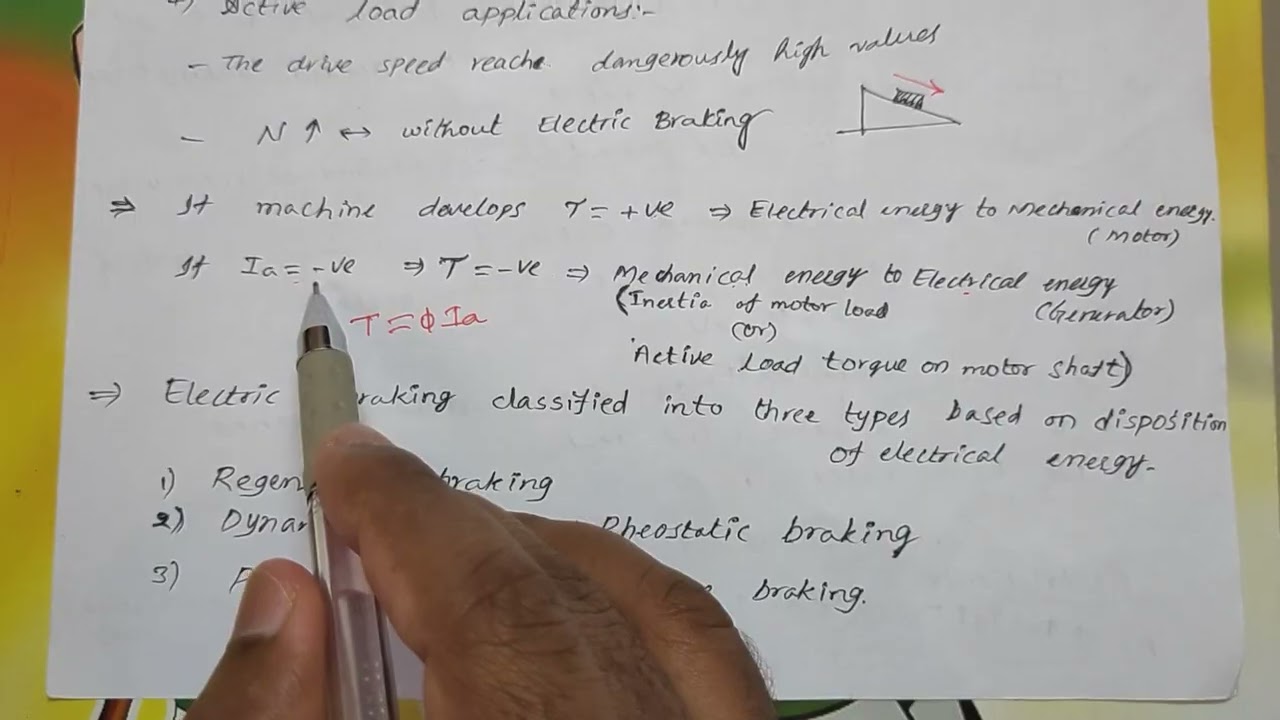 ELECTRIC BRAKING OF DC MOTOR (Regenerative Braking)