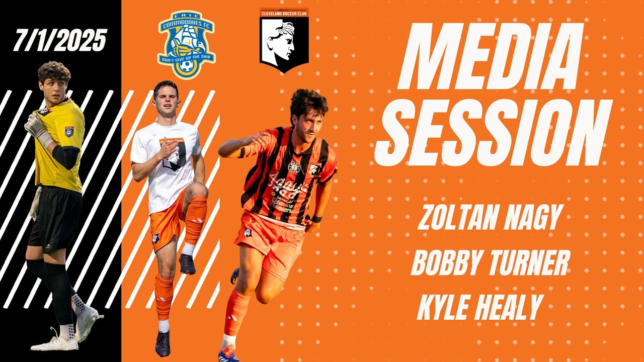 Cleveland SC Previews Regular Season Finale vs Erie Commodores FC | Media Session