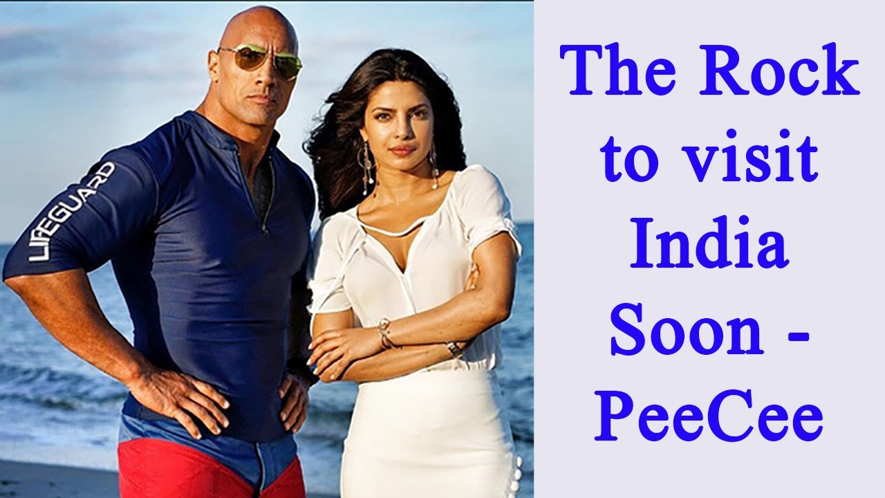 Priyanka Chopra hints, Dwayne 'The Rock' Johnson might visit India |  FilmiBeat - YouTube