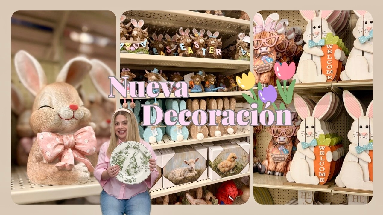 Decoración de Primavera 2026🌸Visitando 2 tiendas Favoritas, Mira lo que Encontré!!