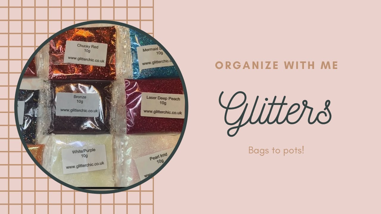 Organize Glitters with Me | Glitter Haul l Ebay Nail Glitters | Nail Haul |