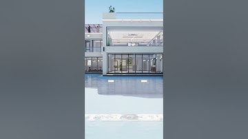 iam_marwa VILLA MEDELLIN | INFINITE POOL #architecture  #architecturevisualization  #3dmodeling