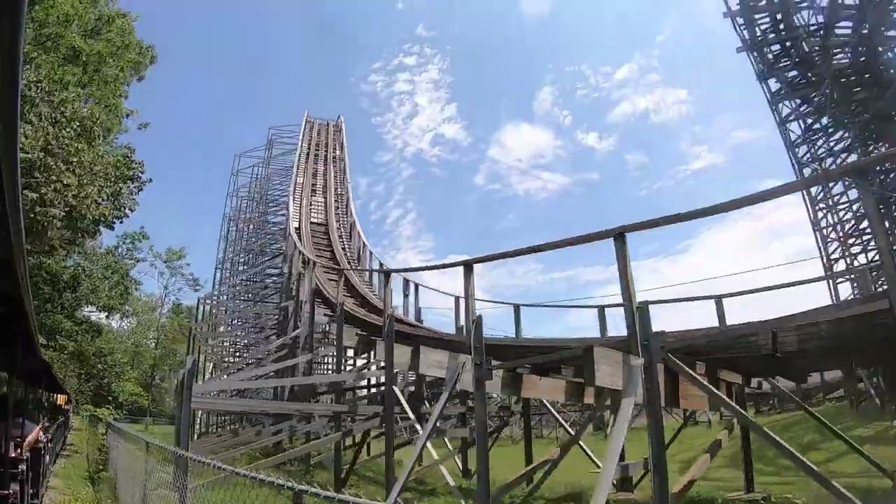 Iron Horse Train On Ride POV -- Niagara Amusement Park
