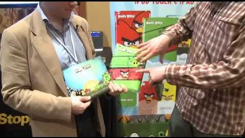 CTIA 2011 video - Angry Birds iPhone and iPad cases