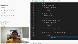 Maximum Unsorted Subarray - Coding Interview Course Net Worth