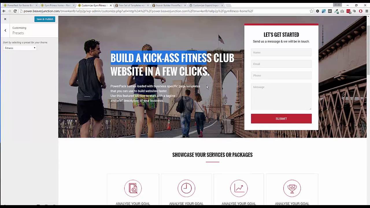 The new PowerPack Page and Row Templates (for Beaver Builder)