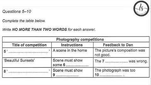 IELTS LISTING TEST..wayside camera club membership form ielts listening.