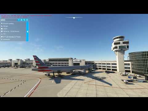 MSFS PMDG 777-300ER AA23 Miami - Los Angeles with auto time compression