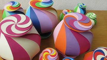 sliceform - papercraft - twisting candy wrap - tutorial - dutchpapergirl