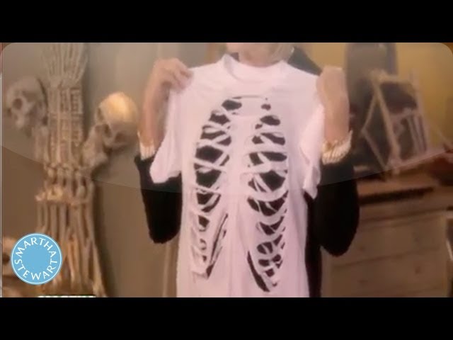 Halloween Skeleton T-Shirt Costume