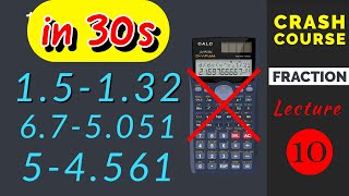 How to subtract decimal numbers | trick | #subtraction of #decimal numbers | Hindi / Urdu
