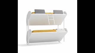 Simple Bunk Twin/Twin XL Murphy Wall Bed