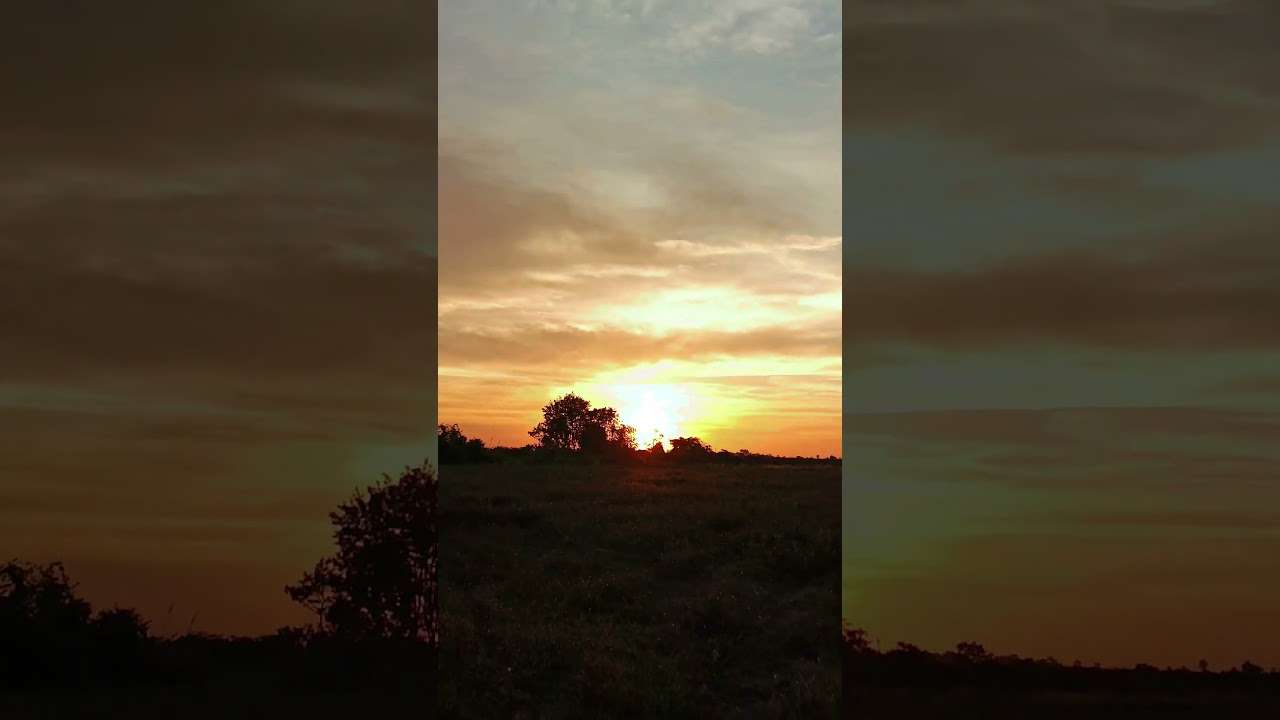 beautiful sunset 😍,🇰🇭 