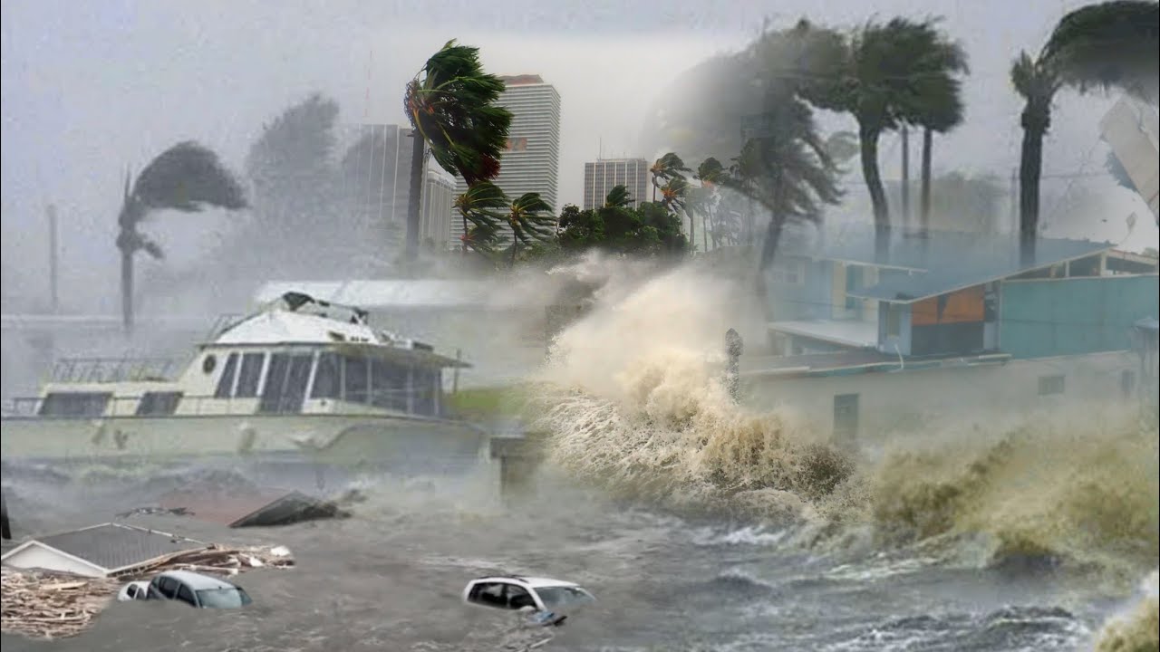 Unbelievable footage! Category 5 Hurricane Otis hits Mexico 2023 ...