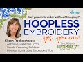 Hoopless Embroidery