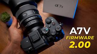 How to Update Sony A7V Firmware to Ver. 2.00 | Step-by-Step