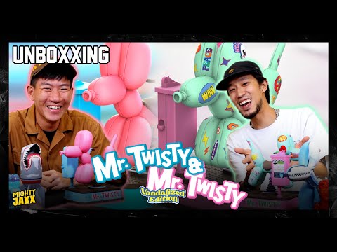 Mr Twisty OG & Vandalized Edition - Unboxing & GIVEAWAY! | Jason Freeny | Mighty Jaxx | UNBOXXING