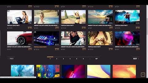 Video Website Template 12 - Color Scheme 6