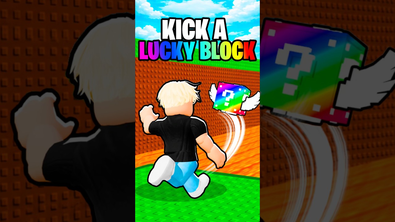 I Got The RAREST Brainrot In KICK A LUCKY BLOCK... 😱