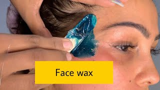 Face wax tutorial | Manjus the world of glamour