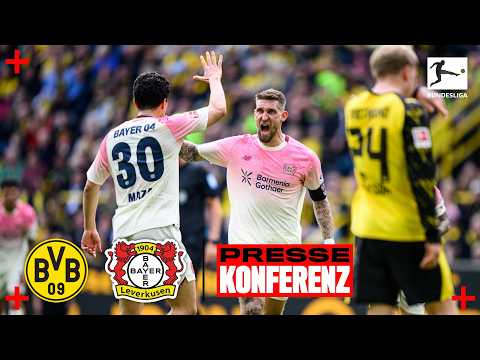 Bayer 04 gewinnt 0:1 in Dortmund | Pressekonferenz mit Kovac & Hjulmand | Bundesliga, 29. Spieltag
