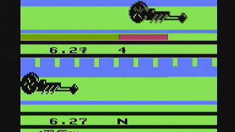 Atari 2600 Dragster Game Cartridge by Activision, An Annotated Review