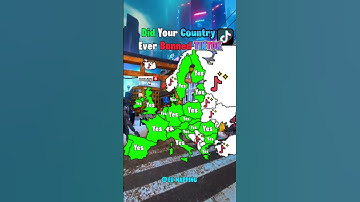 Did you country banned tiktok #mapping #tiktok #fyp #geography #trending #countryballs #europe