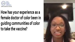 Students Talk Science — COVID-19: Guiding communities as a doctor of color