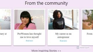 ProWomen | Project on women empowerment #hackviolet screenshot 4