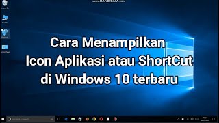 How to Show Application Icons or ShortCuts in the latest Windows 10, easy and fast..!! screenshot 4