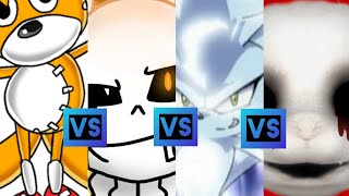 TAILS DOLL vs DELTA SANS vs NAZO vs PO - Versus de 4 Personajes~