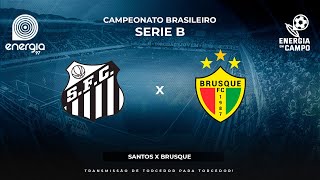 SANTOS X BRUSQUE - 19/05/2024 - BRASILEIRO SERIE B - AO VIVO