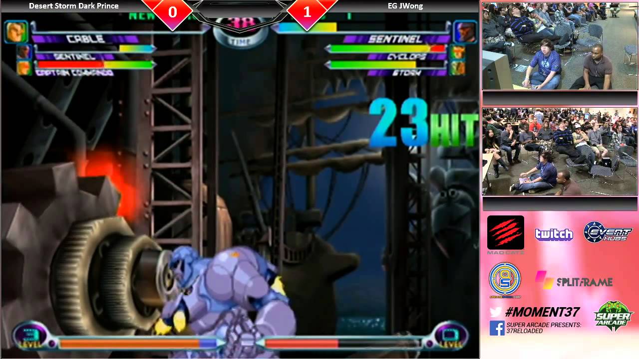 37 Reloaded MVC2: Desert Storm Dark Prince vs EG Justin Wong