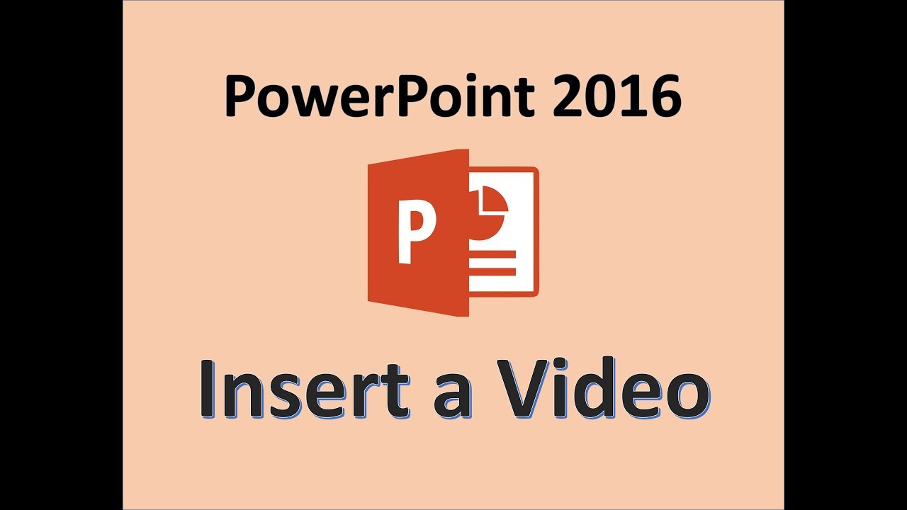 insert a video in a powerpoint presentation