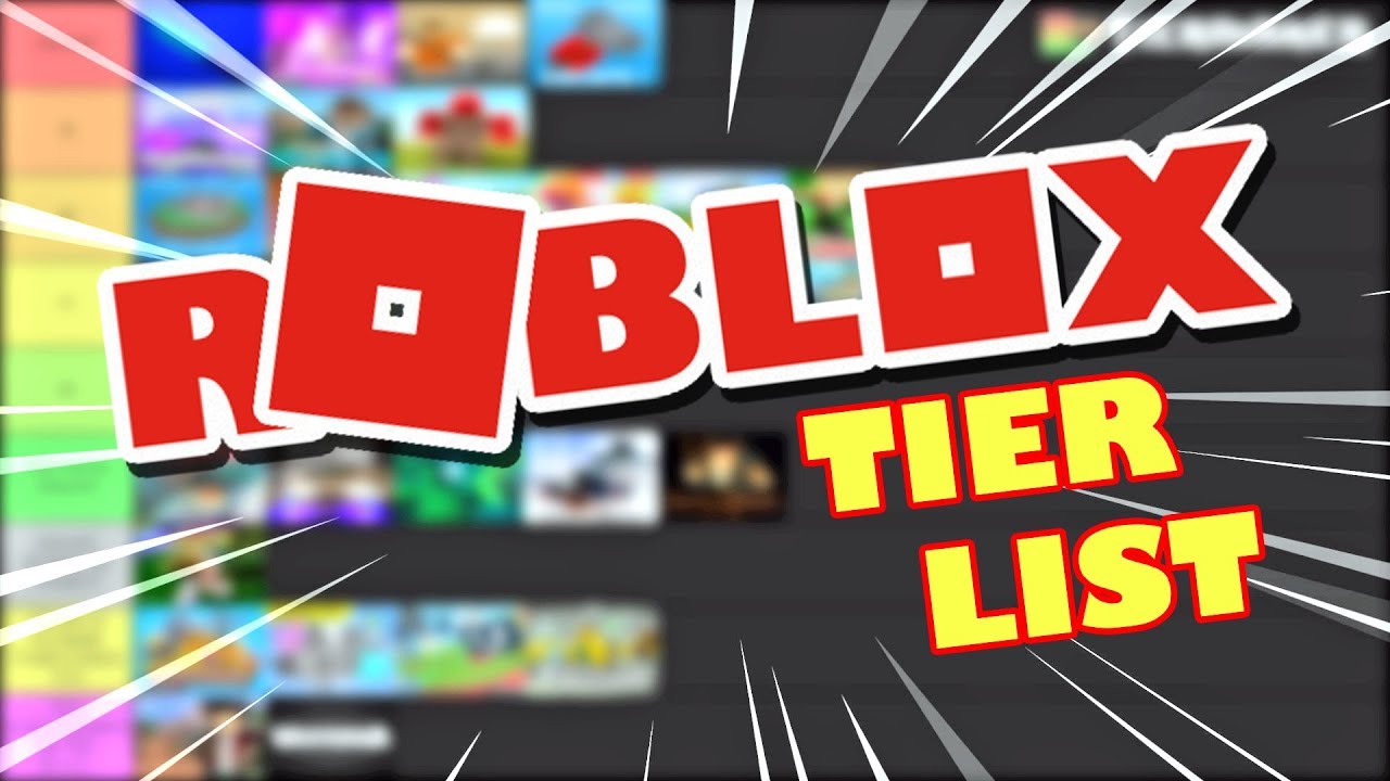 My Roblox Tier List Games Youtubers Youtube - tiermaker roblox mm2
