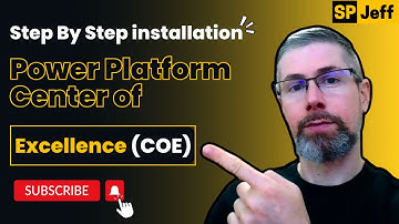 Power Platform Center Of Excellence (COE) step by step install