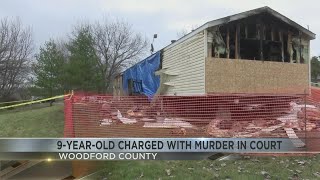 9 year old facing murder charges in April fire arraigned